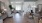 lounge area with modern decor and ample seating
