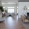 lounge area with modern decor and ample seating