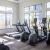 a room with exercise equipment