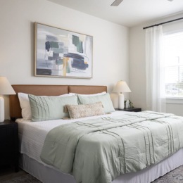 bedroom with spacious areas