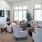 a living room with a large window